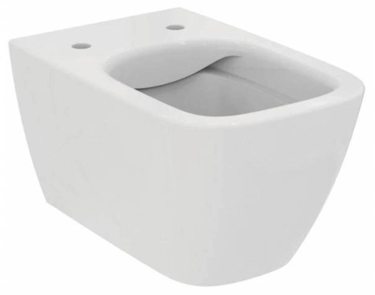 Подвесной унитаз Ideal Standard I.Life B T461401 с технологией RimLS+ (безободковый) с сиденьем SoftClose белый Подвесной унитаз Ideal Standard I.Life B T461401 с технологией RimLS+ (безободковый) с сиденьем SoftClose белый