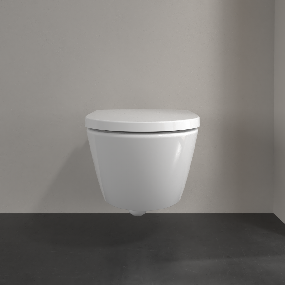 Унитаз подвесной Villeroy & Boch Subway 3.0 4670TSR1 с крышкой дюропласт SoftClose Унитаз подвесной Villeroy & Boch Subway 3.0 4670TSR1 с крышкой дюропласт SoftClose