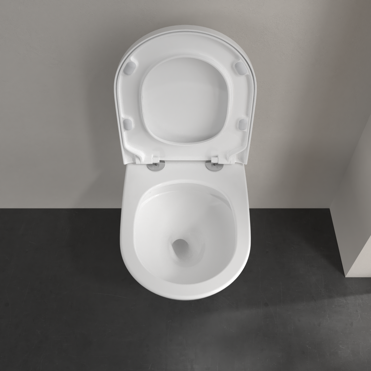 Унитаз подвесной Villeroy & Boch Subway 3.0 4670TSR1 с крышкой дюропласт SoftClose Унитаз подвесной Villeroy & Boch Subway 3.0 4670TSR1 с крышкой дюропласт SoftClose