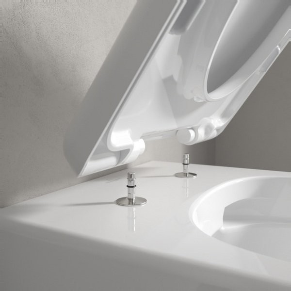 Унитаз подвесной Villeroy & Boch Skyla TwistFlush 5656CL01 с крышкой дюропласт SoftClose Унитаз подвесной Villeroy & Boch Skyla TwistFlush 5656CL01 с крышкой дюропласт SoftClose