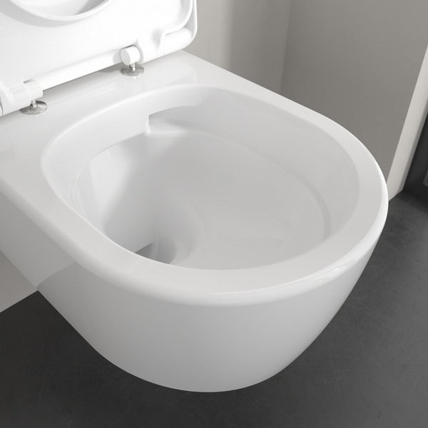 Унитаз подвесной Villeroy & Boch Skyla TwistFlush 5656CL01 с крышкой дюропласт SoftClose Унитаз подвесной Villeroy & Boch Skyla TwistFlush 5656CL01 с крышкой дюропласт SoftClose