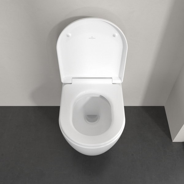 Унитаз подвесной Villeroy & Boch Skyla TwistFlush 5656CL01 с крышкой дюропласт SoftClose Унитаз подвесной Villeroy & Boch Skyla TwistFlush 5656CL01 с крышкой дюропласт SoftClose