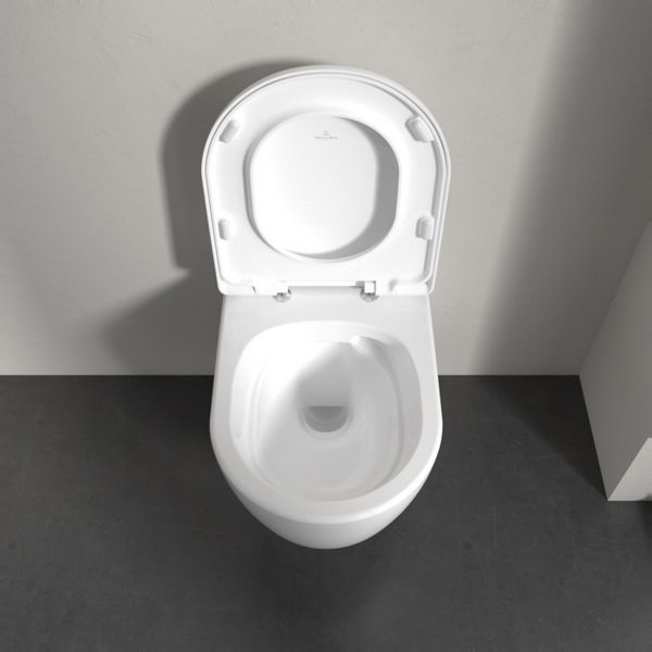 Унитаз подвесной Villeroy & Boch Skyla TwistFlush 5656CL01 с крышкой дюропласт SoftClose Унитаз подвесной Villeroy & Boch Skyla TwistFlush 5656CL01 с крышкой дюропласт SoftClose
