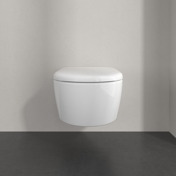 Унитаз подвесной Villeroy & Boch Skyla TwistFlush 5656CL01 с крышкой дюропласт SoftClose Унитаз подвесной Villeroy & Boch Skyla TwistFlush 5656CL01 с крышкой дюропласт SoftClose