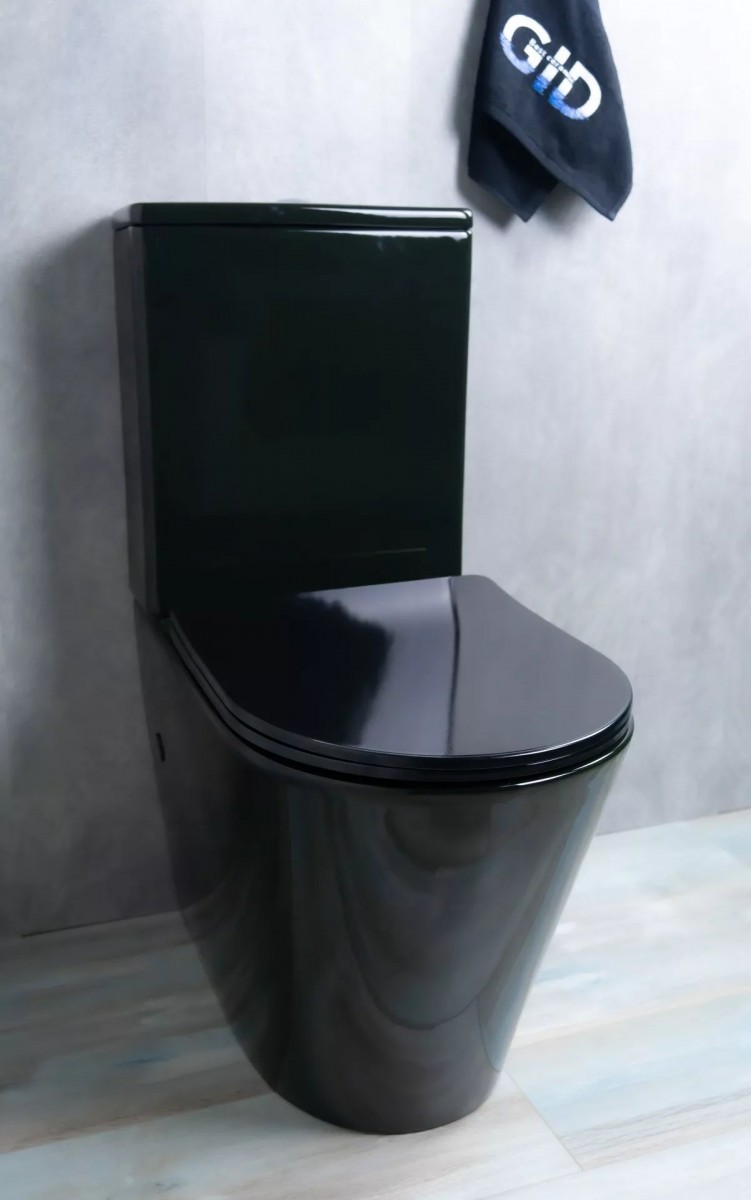 Унитаз напольный Gid Tr2179BL 36x61 безободковый микролифт дюропласт черный глянцевый Унитаз напольный Gid Tr2179BL 36x61 безободковый микролифт дюропласт черный глянцевый