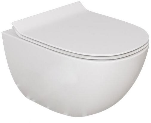 Унитаз подвесной Caprigo Vittoria V-1003 36,5x50,5 сиденье Duroplast, микролифт, белый Унитаз подвесной Caprigo Vittoria V-1003 36,5x50,5 сиденье Duroplast, микролифт, белый
