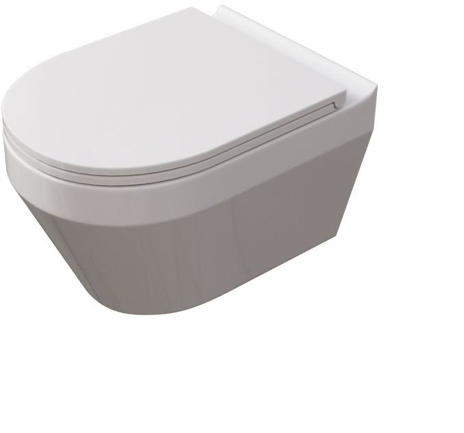 Унитаз подвесной Caprigo Polo P-1403 36x50 сиденье Duroplast, микролифт, белый Унитаз подвесной Caprigo Polo P-1403 36x50 сиденье Duroplast, микролифт, белый