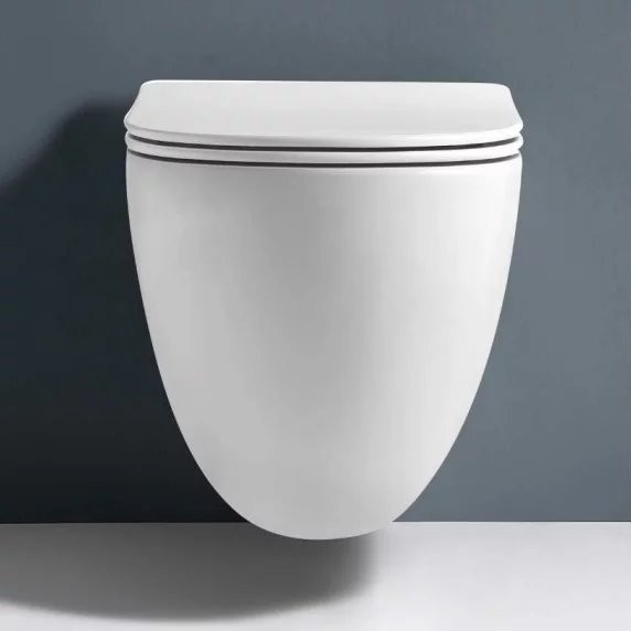 Унитаз подвесной Ceramalux TR-0199ZK 36x50 сиденье Duroplast, микролифт Унитаз подвесной Ceramalux TR-0199ZK 36x50 сиденье Duroplast, микролифт