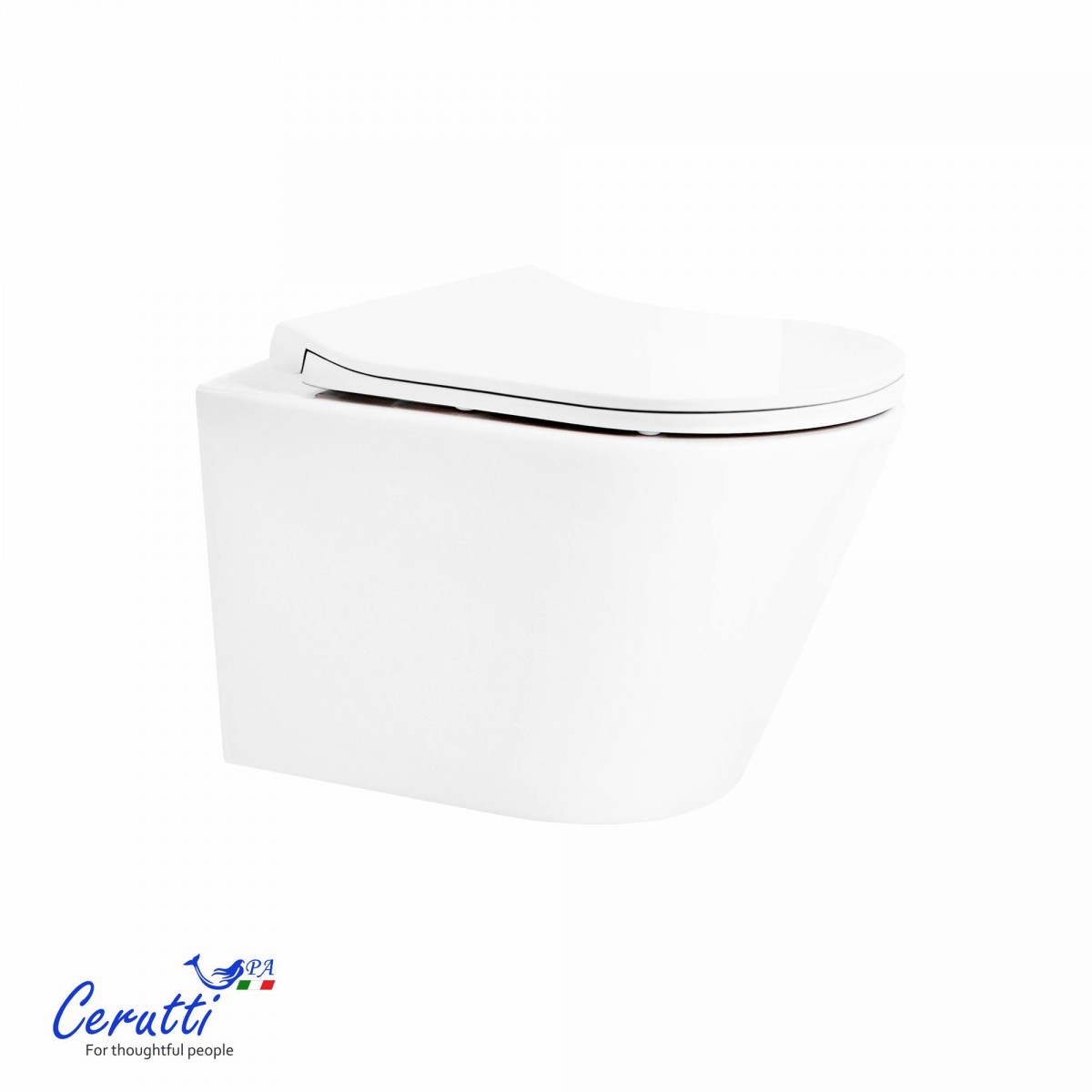 Унитаз подвесной Ceruttispa IRENEO Aria Tornado CT12148 35,5x42 сиденье дюропласт, белый глянец Унитаз подвесной Ceruttispa IRENEO Aria Tornado CT12148 35,5x42 сиденье дюропласт, белый глянец