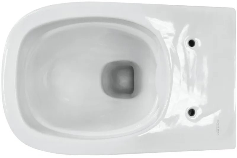 Унитаз подвесной Sanita Luxe Bellise Rimless Slim 36x52 сиденье дюропласт, Soft Close, белый Унитаз подвесной Sanita Luxe Bellise Rimless Slim 36x52 сиденье дюропласт, Soft Close, белый