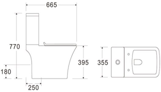 Напольный унитаз CeruttiSpa Vettore 34,5x66,5 безободковый SoftClose Напольный унитаз CeruttiSpa Vettore 34,5x66,5 безободковый SoftClose
