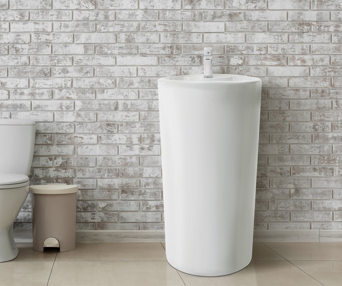Умывальник Welt-Wasser LEERBACH 4646 GL-WT 46x46 белый глянец Умывальник Welt-Wasser LEERBACH 4646 GL-WT 46x46 белый глянец