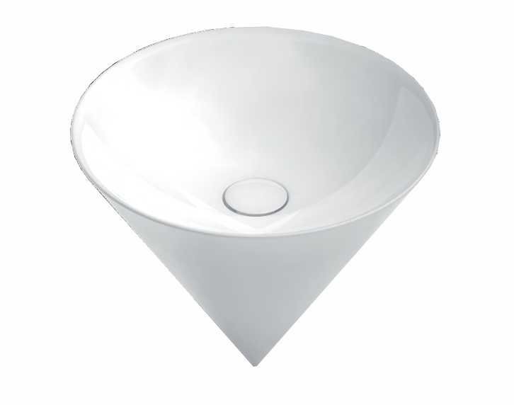 Умывальник Kerama Marazzi Cono CO.wb.44 44,5x44,5 белый Умывальник Kerama Marazzi Cono CO.wb.44 44,5x44,5 белый