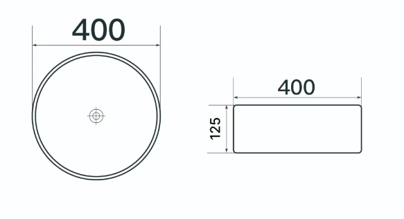 Умывальник Axus 9514C-M001 40x40 черный Умывальник Axus 9514C-M001 40x40 черный
