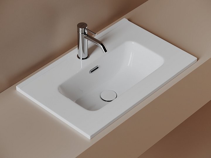 Умывальник мебельный Ceramicanova Compact CN7025 белый Умывальник мебельный Ceramicanova Compact CN7025 белый