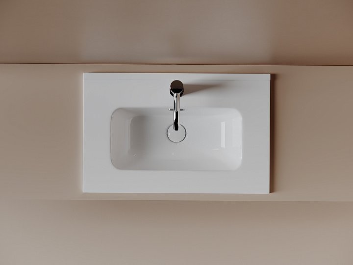 Умывальник мебельный Ceramicanova Compact CN7025 белый Умывальник мебельный Ceramicanova Compact CN7025 белый