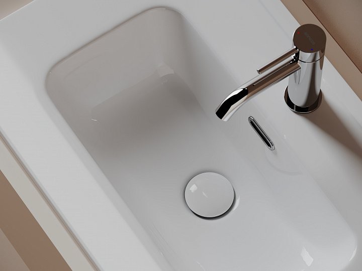 Умывальник мебельный Ceramicanova Compact CN7025 белый Умывальник мебельный Ceramicanova Compact CN7025 белый