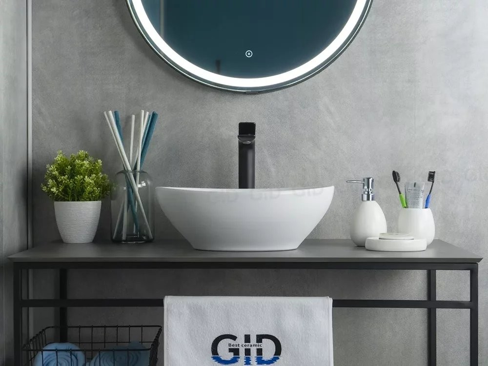 Умывальник накладной Gid N900 41x34 белый матовый Умывальник накладной Gid N900 41x34 белый матовый