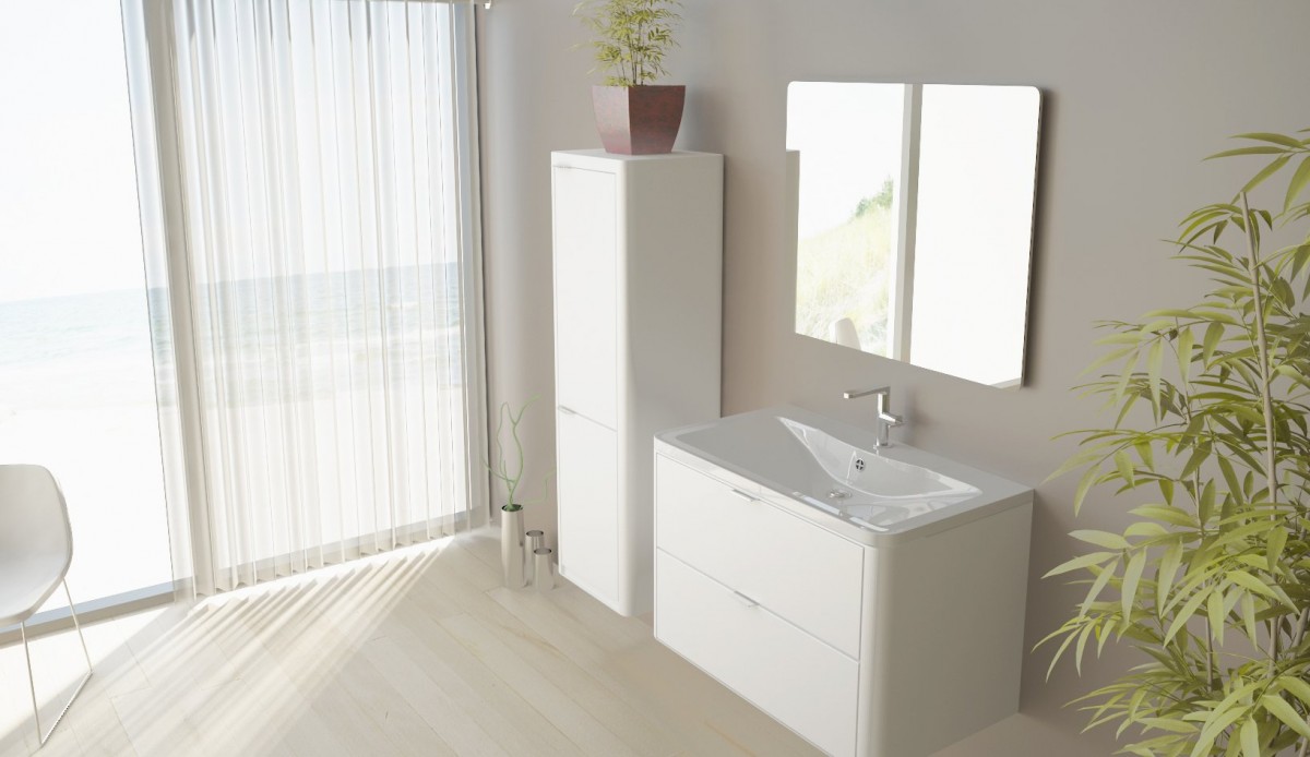 Умывальник Andrea Atlantica 800 80x45,5 белый Умывальник Andrea Atlantica 800 80x45,5 белый