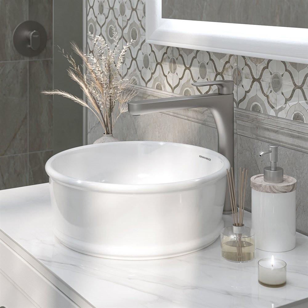 Умывальник накладной Kerama Marazzi CIRCO 36x36 белый Умывальник накладной Kerama Marazzi CIRCO 36x36 белый