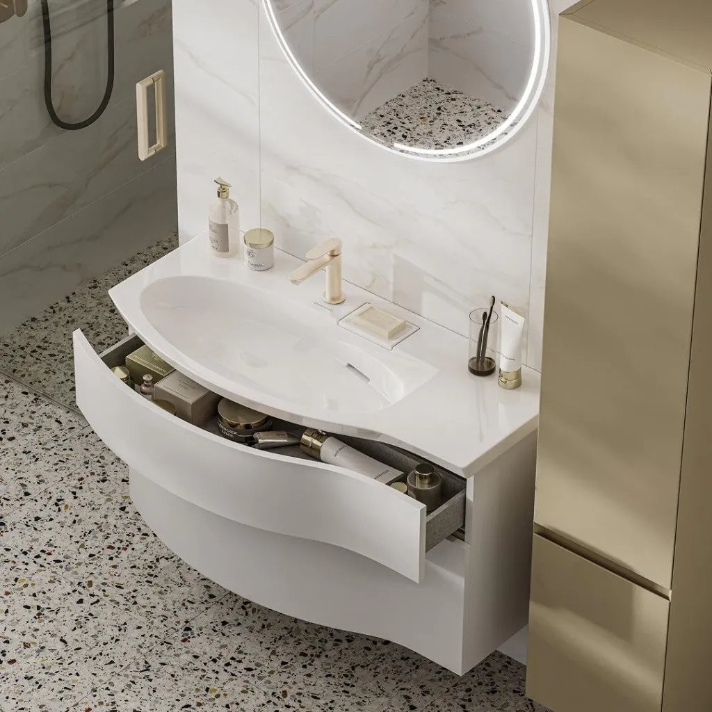 Умывальник мебельный Kerama Marazzi Riva 100 левый Умывальник мебельный Kerama Marazzi Riva 100 левый
