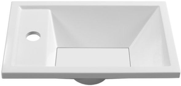 Умывальник Белюкс Мини-2 400 белый матовый Solid Surface с крышкой Умывальник Белюкс Мини-2 400 белый матовый Solid Surface с крышкой