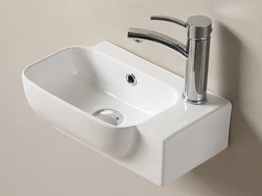 Умывальник подвесной CeramaLux 78580L 40x25 белый Умывальник подвесной CeramaLux 78580L 40x25 белый