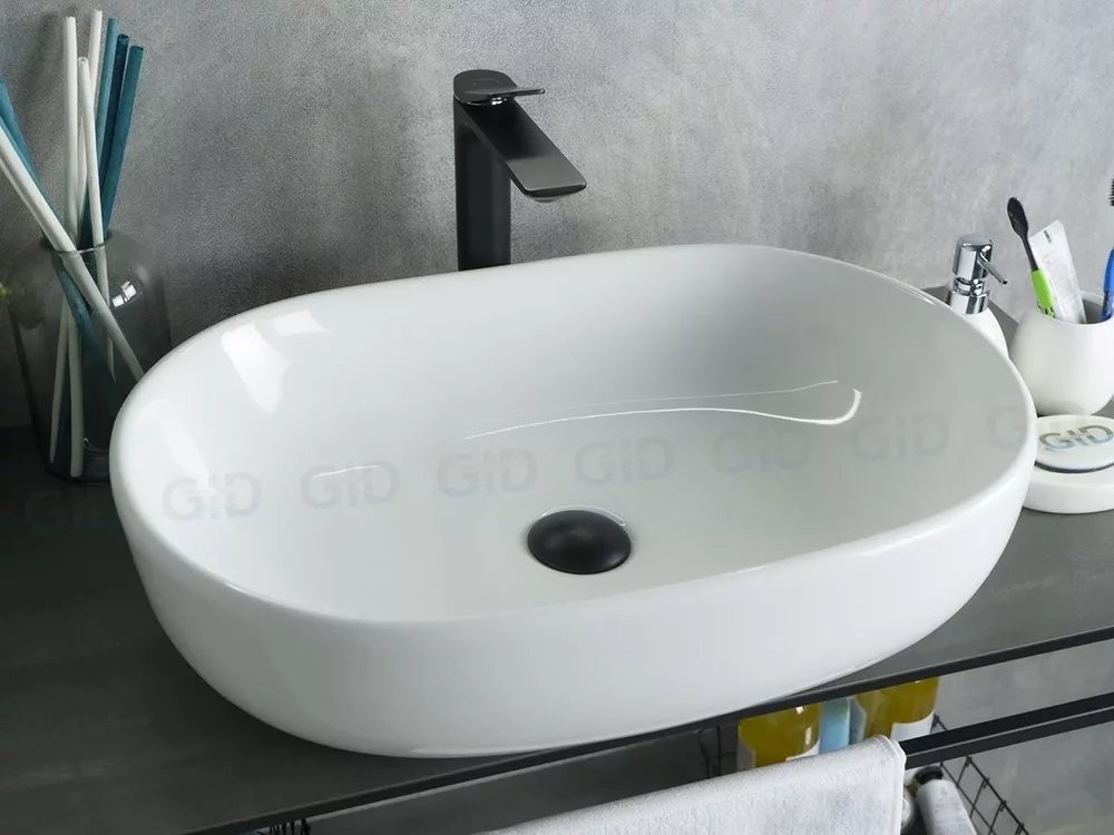 Умывальник накладной Gid N9026a 60x40 белый Умывальник накладной Gid N9026a 60x40 белый