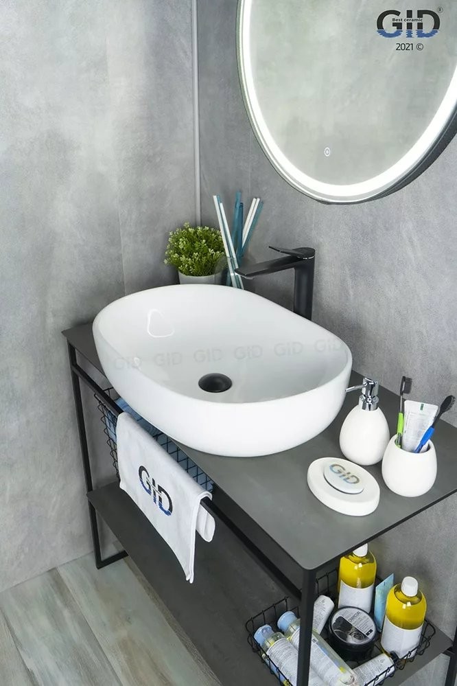 Умывальник накладной Gid N9026a 60x40 белый Умывальник накладной Gid N9026a 60x40 белый