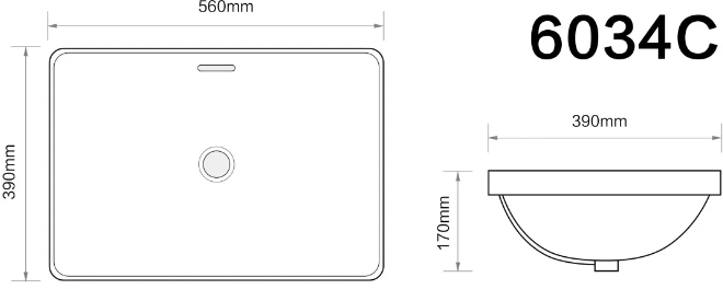 Умывальник Axus 6034C 56x39 белый Умывальник Axus 6034C 56x39 белый