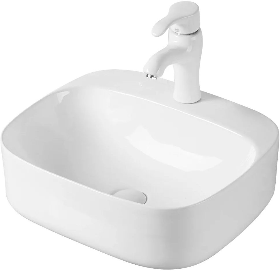 Умывальник Gid N9284 42x42 белый Умывальник Gid N9284 42x42 белый