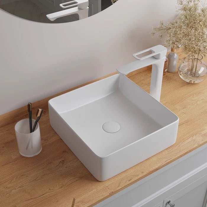 Умывальник Iddis Slide SLIWS01i27 36x36 белый Умывальник Iddis Slide SLIWS01i27 36x36 белый