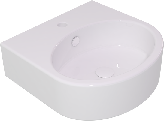 Умывальник GSG Ceramic Design Like LKLAVBW45000 45x44 белый глянец Умывальник GSG Ceramic Design Like LKLAVBW45000 45x44 белый глянец