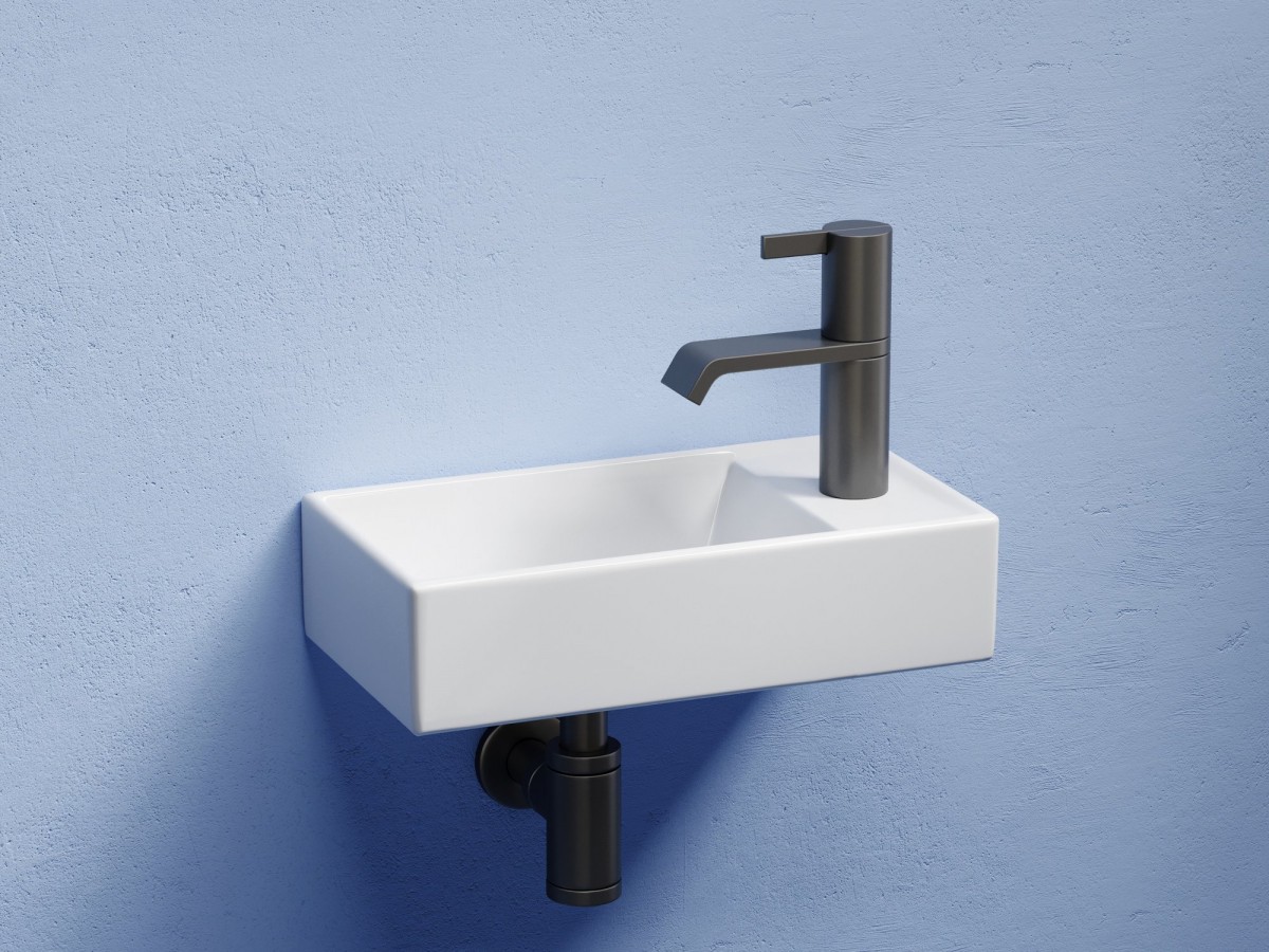 Умывальник накладной Ceramicanova Element CN6051L левый, белый Умывальник накладной Ceramicanova Element CN6051L левый, белый