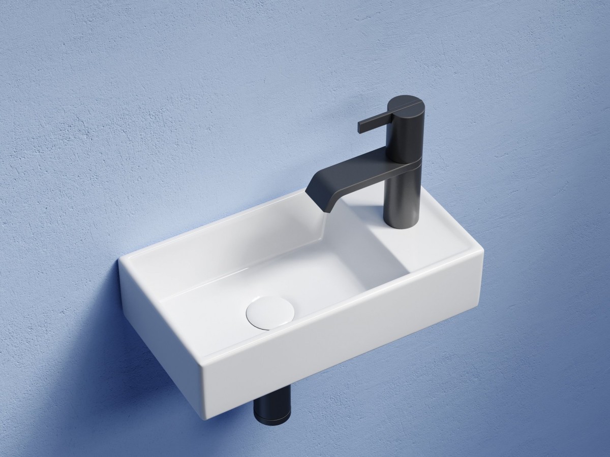 Умывальник накладной Ceramicanova Element CN6051L левый, белый Умывальник накладной Ceramicanova Element CN6051L левый, белый