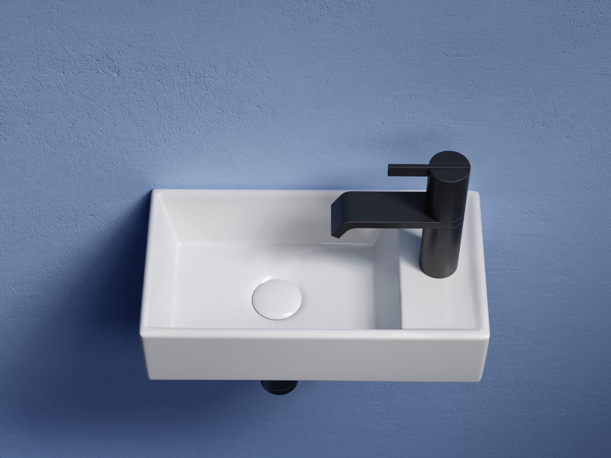 Умывальник накладной Ceramicanova Element CN6051L левый, белый Умывальник накладной Ceramicanova Element CN6051L левый, белый
