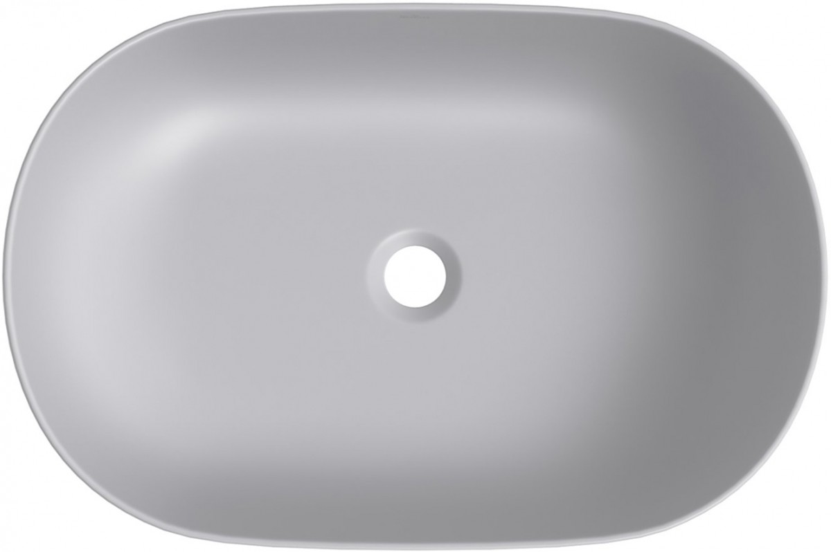 Умывальник накладной Wellsee Chic Riviera 326812000 60x41 серый матовый Умывальник накладной Wellsee Chic Riviera 326812000 60x41 серый матовый
