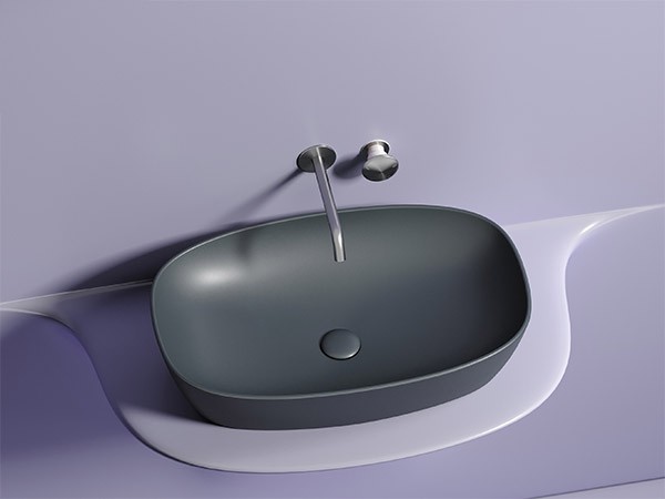 Умывальник Ceramica Nova Element CN6049MDH (темный антрацит матовый) Умывальник Ceramica Nova Element CN6049MDH (темный антрацит матовый)