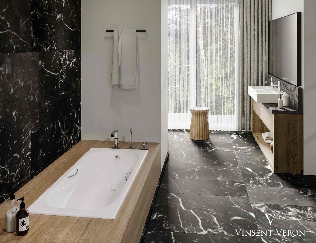 Чугунная ванна Vinsent Veron Aura 170x75 с ножками Чугунная ванна Vinsent Veron Aura 170x75 с ножками