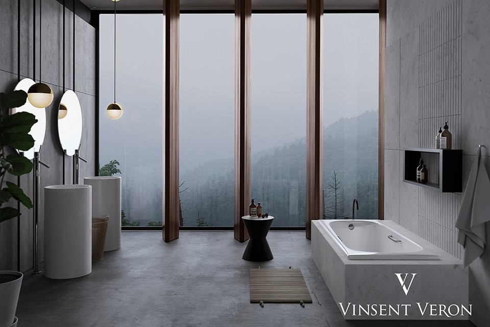 Чугунная ванна Vinsent Veron Concept 165x70 с ножками Чугунная ванна Vinsent Veron Concept 165x70 с ножками