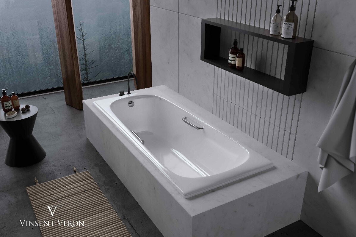 Чугунная ванна Vinsent Veron Concept 165x70 с ножками Чугунная ванна Vinsent Veron Concept 165x70 с ножками