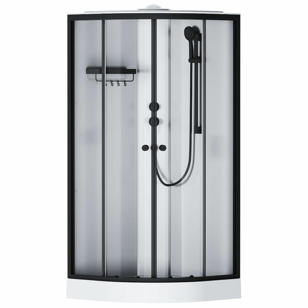 Душевая кабина AM.PM X-Joy 90x90 / W94C-401-090BT (черный матовый/прозрачное стекло) Душевая кабина AM.PM X-Joy 90x90 / W94C-401-090BT (черный матовый/прозрачное стекло)