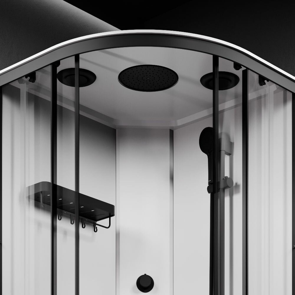 Душевая кабина AM.PM X-Joy 90x90 / W94C-401-090BT (черный матовый/прозрачное стекло) Душевая кабина AM.PM X-Joy 90x90 / W94C-401-090BT (черный матовый/прозрачное стекло)