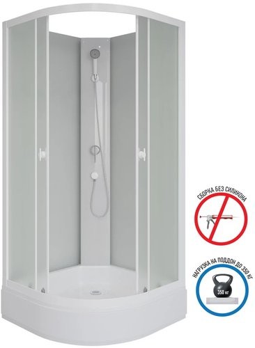 Душевая кабина Niagara Promo P80/26/MT/BK 80x80x195 Душевая кабина Niagara Promo P80/26/MT/BK 80x80x195