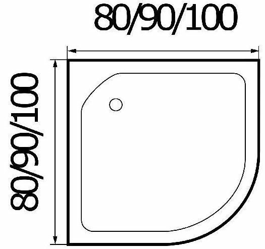 Душевой поддон Wemor 90/40 C Душевой поддон Wemor 90/40 C