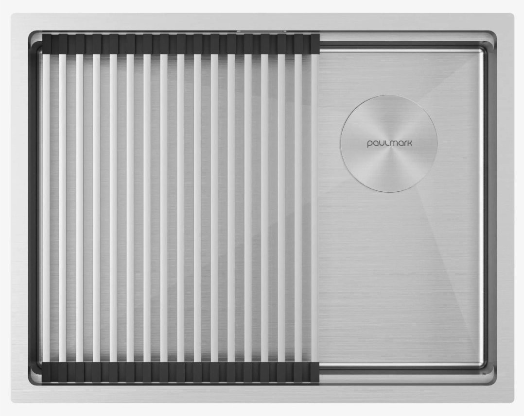 Мойка кухонная Paulmark NEXT-PRO 58 UNI PM705845-BS 58x45 брашированная сталь Мойка кухонная Paulmark NEXT-PRO 58 UNI PM705845-BS 58x45 брашированная сталь