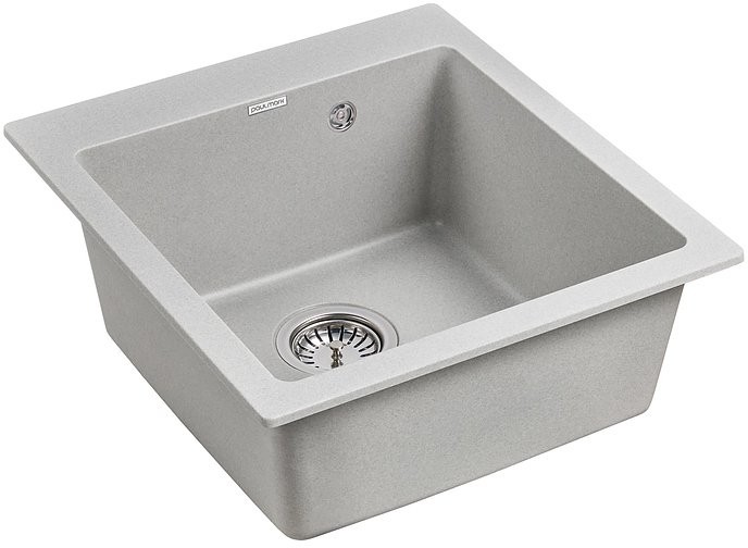 Мойка кухонная PAULMARK Zemar PM104651-GR серая Мойка кухонная PAULMARK Zemar PM104651-GR серая