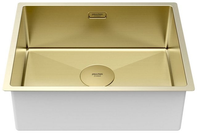 Мойка кухонная PAULMARK NEXT 54 UNI PM215444-LG светлое золото Мойка кухонная PAULMARK NEXT 54 UNI PM215444-LG светлое золото