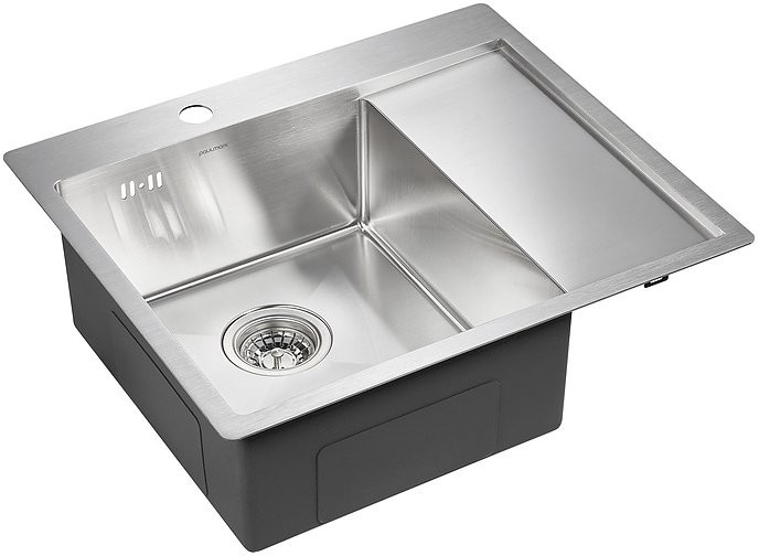 Мойка кухонная PAULMARK Flank PM225951-BSL нержавеющая сталь, левая Мойка кухонная PAULMARK Flank PM225951-BSL нержавеющая сталь, левая