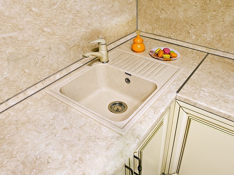 Мойка кухонная GranFest GF - S645L бежевый Мойка кухонная GranFest GF - S645L бежевый